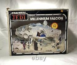 Vintage Star Wars Return Of The Jedi Millennium Falcon Vehicle Box 1983 Kenner