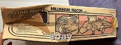 Vintage Star Wars Return Of The Jedi Millennium Falcon Vehicle Box 1983 Kenner