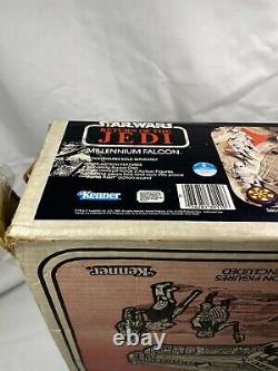 Vintage Star Wars Return Of The Jedi Millennium Falcon Vehicle Box 1983 Kenner