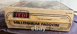 Vintage Star Wars Return Of The Jedi Millennium Falcon Vehicle Box 1983 Kenner