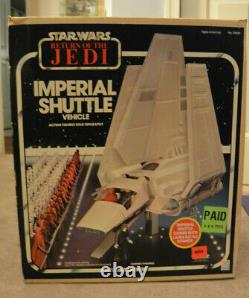 Vintage Star Wars Return of the Jedi 1984 Imperial Shuttle Vehicle In Box Kenner