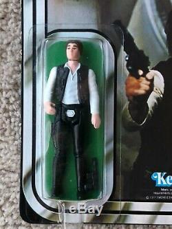 Vintage Star Wars Small Head Han Solo Action Figure 1977 12 Back Kenner 38620
