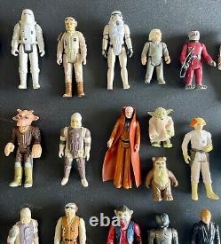 Vintage Star Wars action figure lot figures 1980s