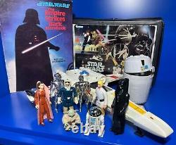 Vintage Star Wars action figures Lot including starfighter
