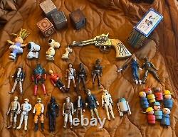 Vintage Toy Lot Random Star Wars, Indiana Jones 80s Etc