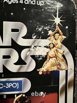 Vintage star wars kenner 12 back C-3PO Carded