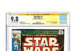 Vtg Star Wars #1 (Jul 1977, Marvel) CGC Signature Series Roy Thomas