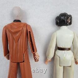 Vtg Star Wars LOT OF 5 Action Figures Kenner 1977 1979 1980 Boba Fett Leia Han