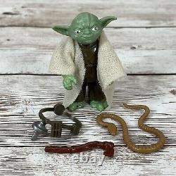 Yoda WithBROWN Snake 100% Complete Star Wars 1980 Vintage Kenner NO REPRO